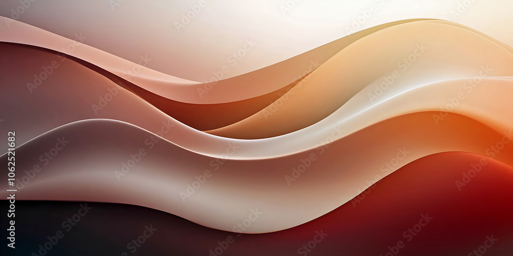 abstract orange wave background, ai generated. abstract orange wave background, ai generated.