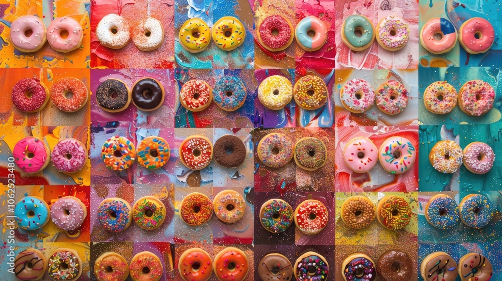 Grid of Donuts Grid of Donuts