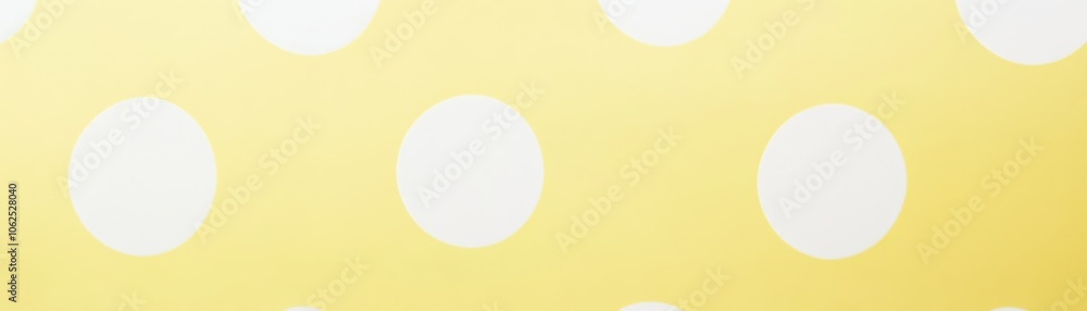 A Yellow Surface with White Circular Shapes A Yellow Surface with White Circular Shapes