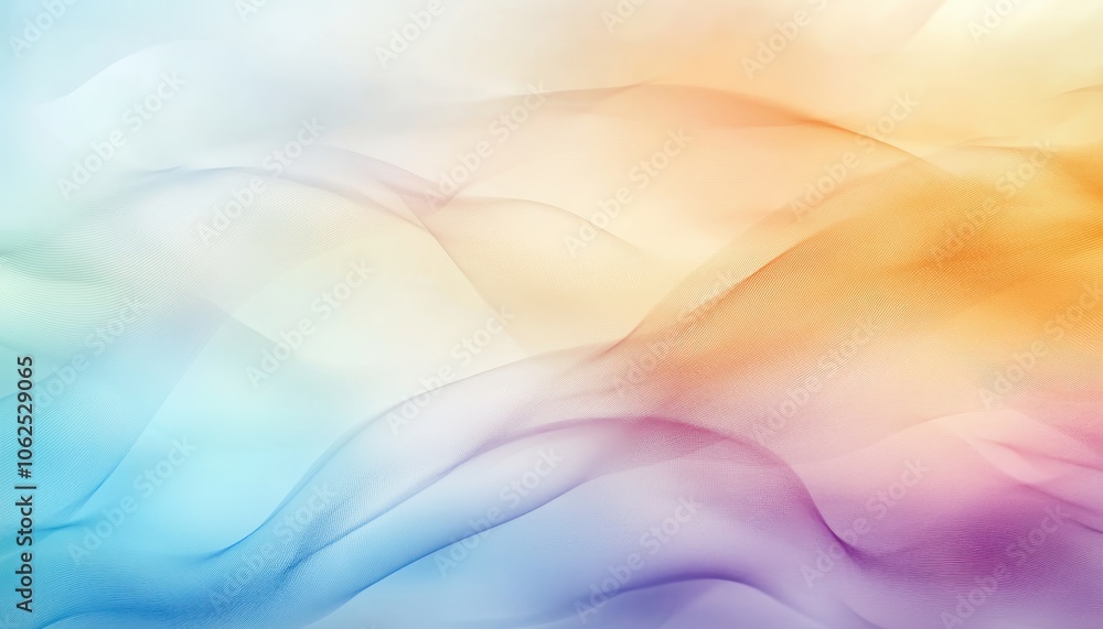Obraz premium Abstract Wavy Background with Gradient Colors