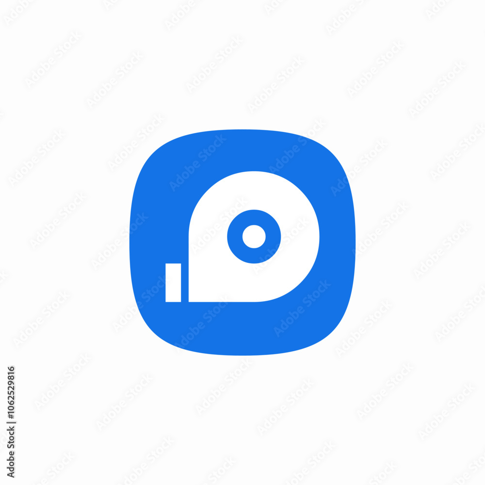 measuring tape icon sign vector measuring tape icon sign vector