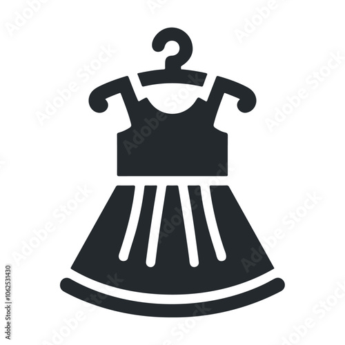 girl drawing frock vector icon design isolated on a white background