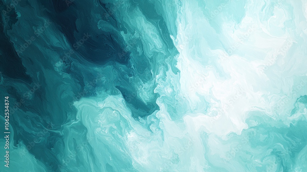 Obraz premium Abstract Blue and White Swirling Pattern