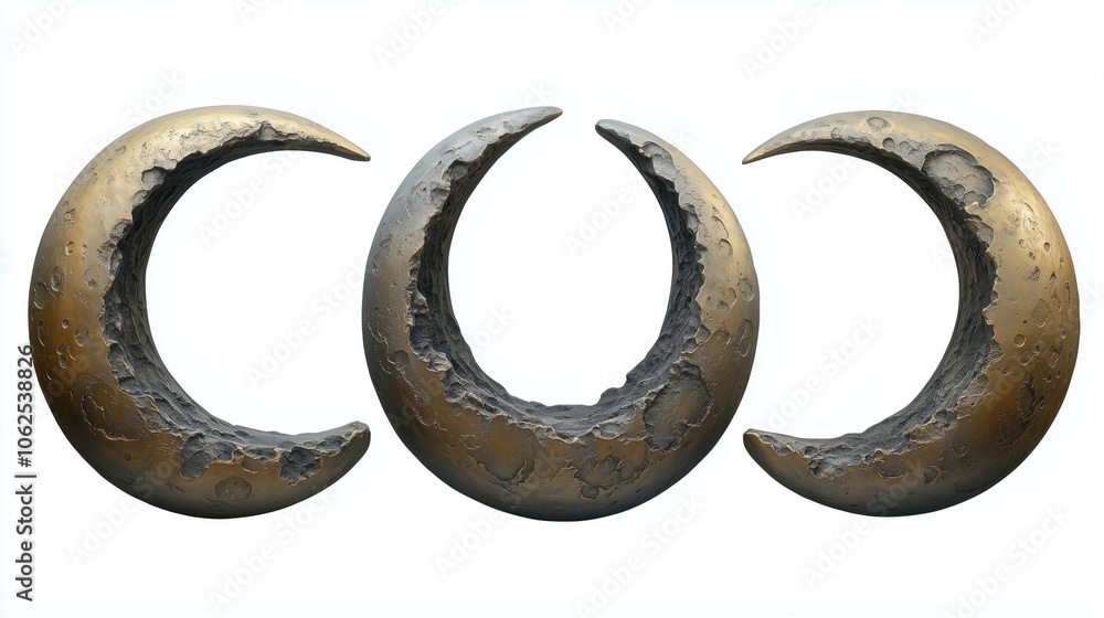 Stunning Artistry in Three Crescent Moon Sculptures Stunning Artistry in Three Crescent Moon Sculptures