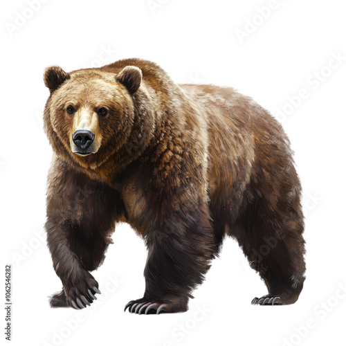 Wallpaper Mural Grizzly Bear Illustration Torontodigital.ca