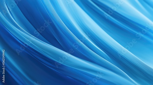 Abstract Blue Swirling Texture with Subtle Lines