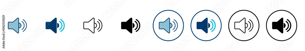 Speaker icon vector isolated on white background. Volume icon. Loudspeaker icon vector. Audio. Sound Speaker icon vector isolated on white background. Volume icon. Loudspeaker icon vector. Audio. Sound