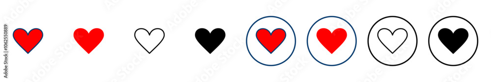 Heart icon vector isolated on white background. Heart vector icon. Like icon vector. Love Heart icon vector isolated on white background. Heart vector icon. Like icon vector. Love