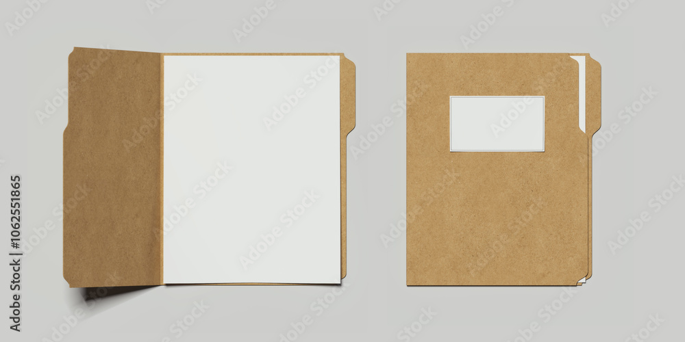Folder open and closed from the front, letter size, document envelope, front. Folder open and closed from the front, letter size, document envelope, front.