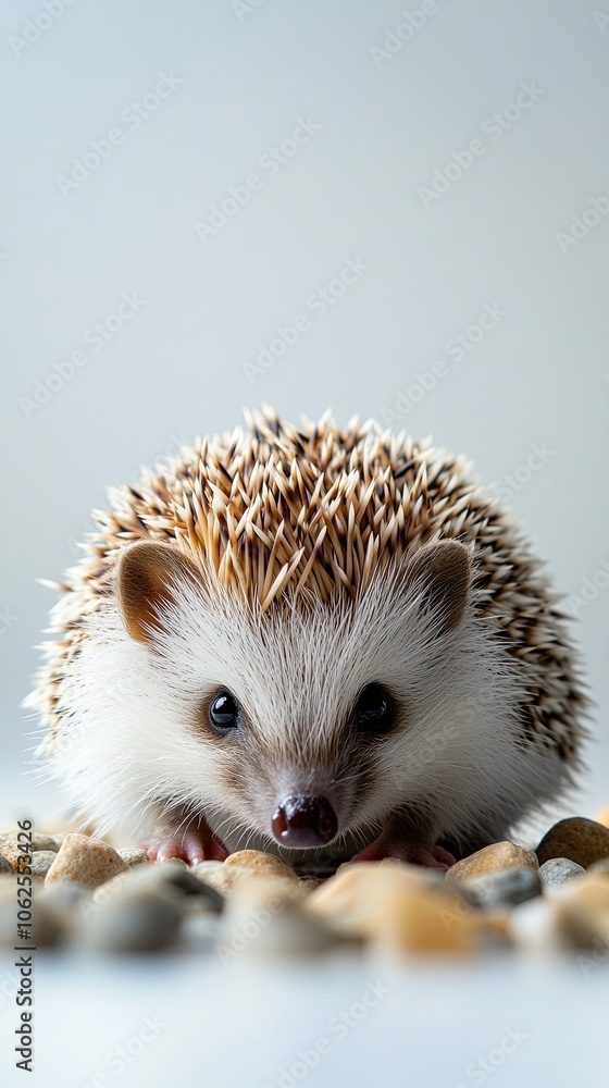 Obraz premium hedgehog isolated on white background