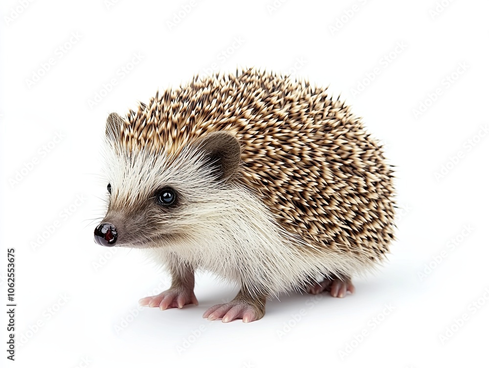 Obraz premium hedgehog isolated on white background