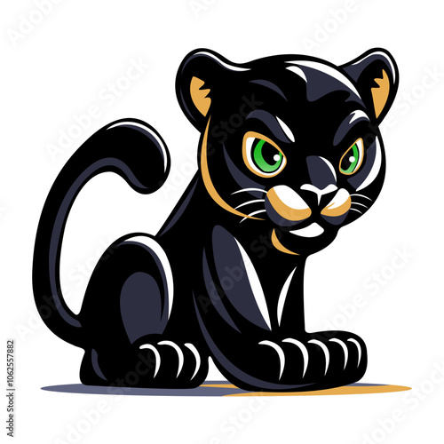 cartoon black panther