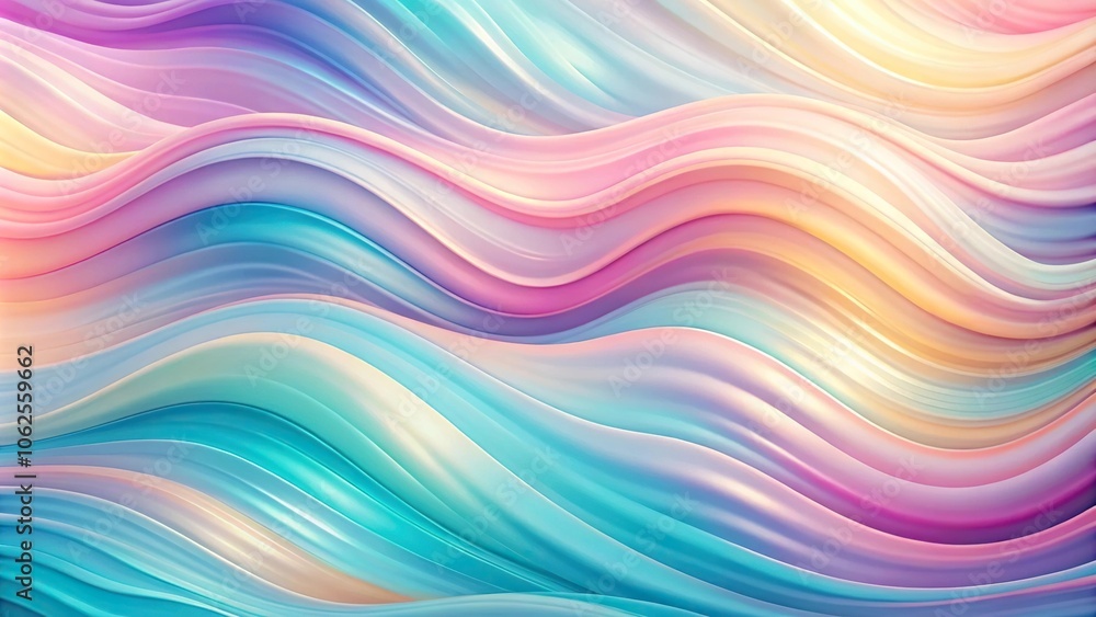 Wide-Angle abstract background with pastel colors waves screensaver Wide-Angle abstract background with pastel colors waves screensaver