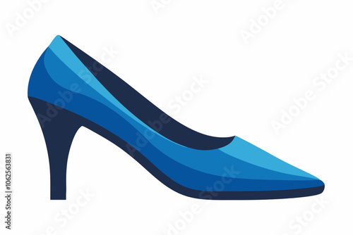  lady shoe isolated on a white background