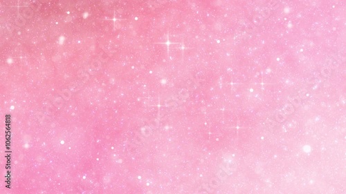 Sparkling pink glitter. Christmas and Valentine celebration. Abstract star light background.Loop video.(124)