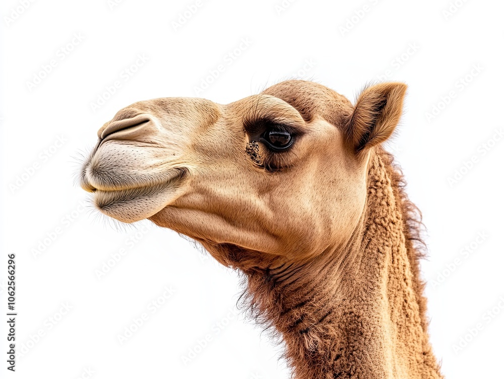 Obraz premium camel isolated on white background