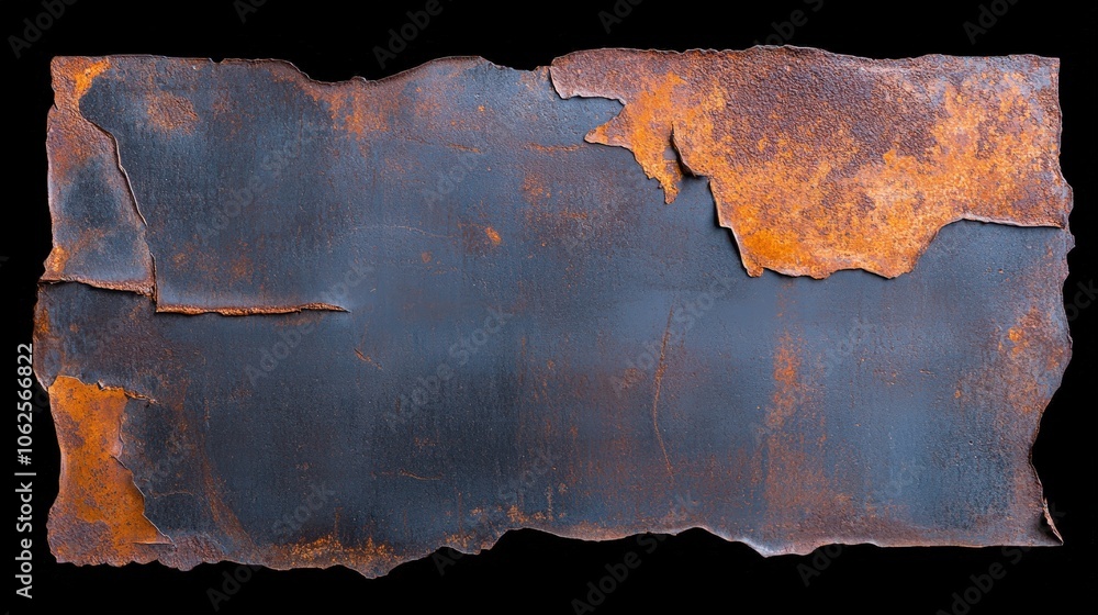 Naklejka premium Rusty Metal Texture Background Industrial Grunge Metal Sheet