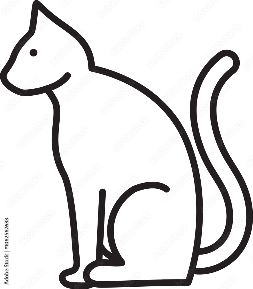 Obraz premium cat animal g style