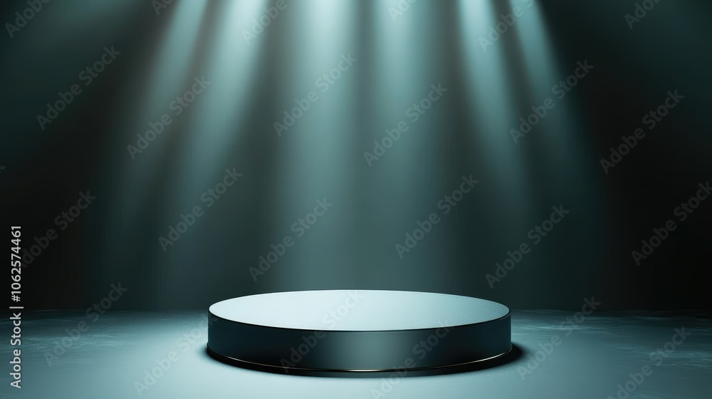 A Circular Platform Illuminated by Multiple Light Beams A Circular Platform Illuminated by Multiple Light Beams
