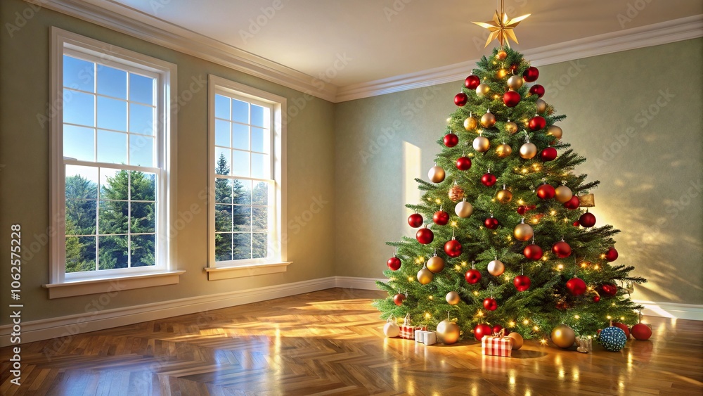Wide-Angle Christmas Tree Holiday Decoration Wide-Angle Christmas Tree Holiday Decoration
