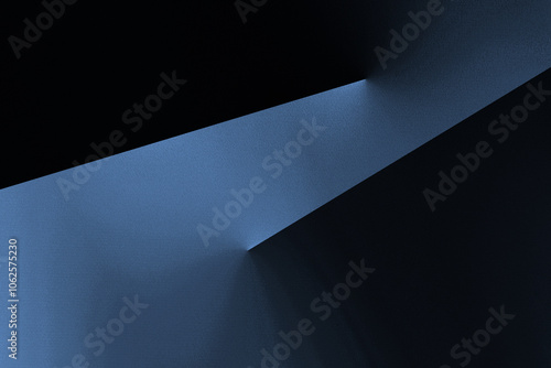 Obraz na płótnie Modern black dark blue white abstract background. Minimal. Color gradient. Geometric shape. Lines stripe triangle angle 3d shadow. Design. Futuristic. Metal metallic effect.Light shine.Luxury premium. w salonie