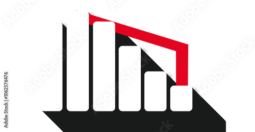 red downtred and losses, di...