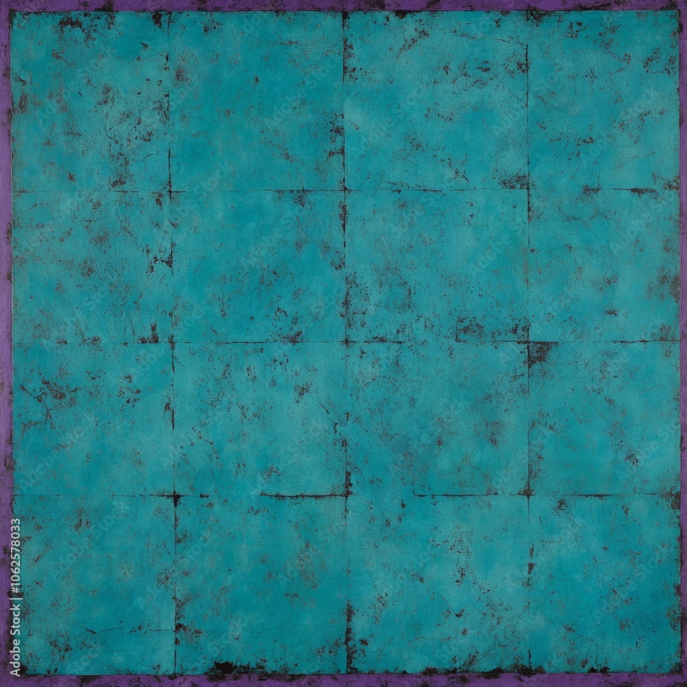 Abstract teal and purple textured background with grid. Abstract teal and purple textured background with grid.