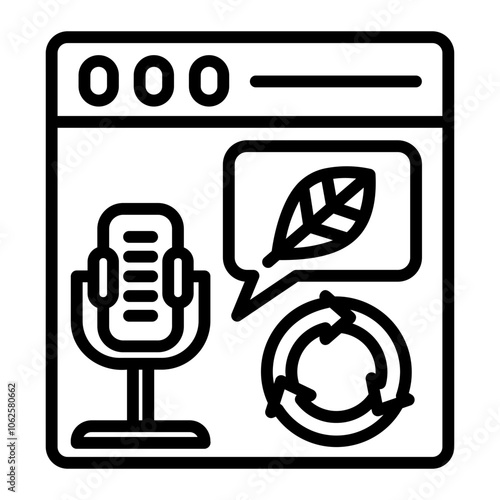 ecological content icon
