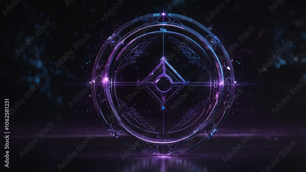 Obraz premium a circle with a triangle on the top and the other with the word peace on the bottom.