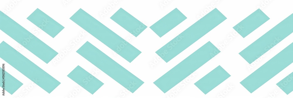 The banner showcases a series of alternating turquoise stripes arranged in a dynamic geometric pattern, ideal for modern event settings or decorative purposes The banner showcases a series of alternating turquoise stripes arranged in a dynamic geometric pattern, ideal for modern event settings or decorative purposes