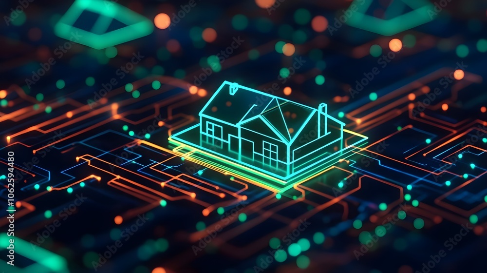 Smart Home Technology Concept Smart Home Technology Concept