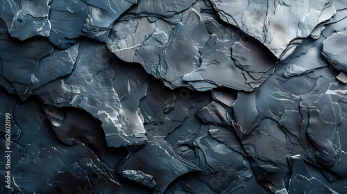 Wallpaper Mural Abstract Dark Grey Slate Stone Texture Background Torontodigital.ca