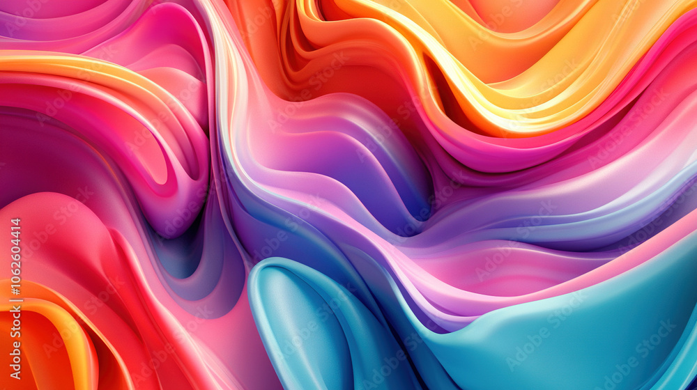 Abstract colorful waves background Abstract colorful waves background