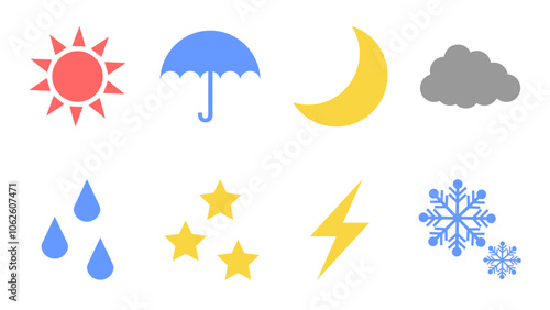 天気関係のイラスト