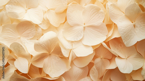 Beautiful background of beige petals