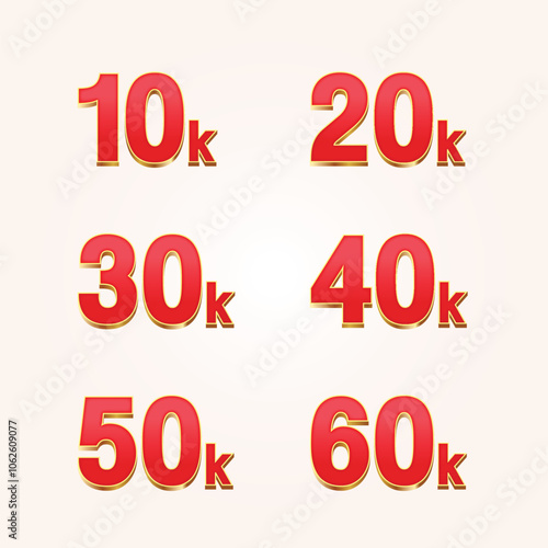 10k font effect