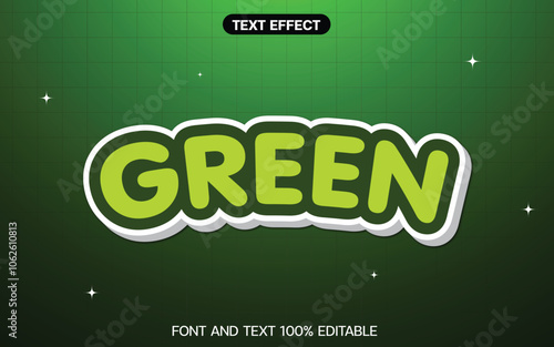 green font effect