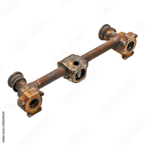 Rusty Metal Axle