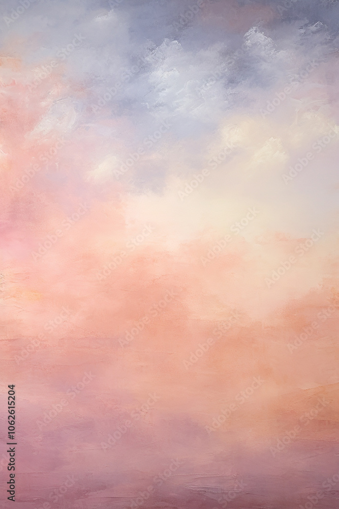 Colourful painted background texture with clouds at sunrise Colourful painted background texture with clouds at sunrise