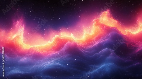 Nebula night sky abstract background