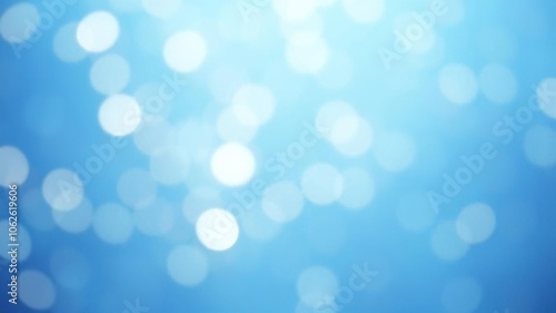 Abstract blue background with soft bokeh lights, creating a dreamy and calming atmosphere, elegant, glowing, abstract