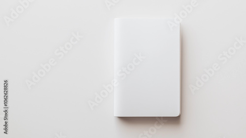 Blank White Notebook Mockup...