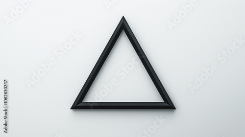 Black Triangular Frame Mockup