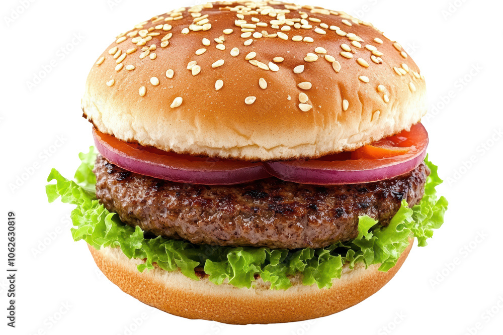 Close up of tasty burger