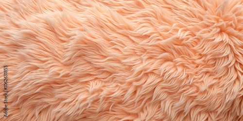 Wide-angle peach fuzz background plush and cozy