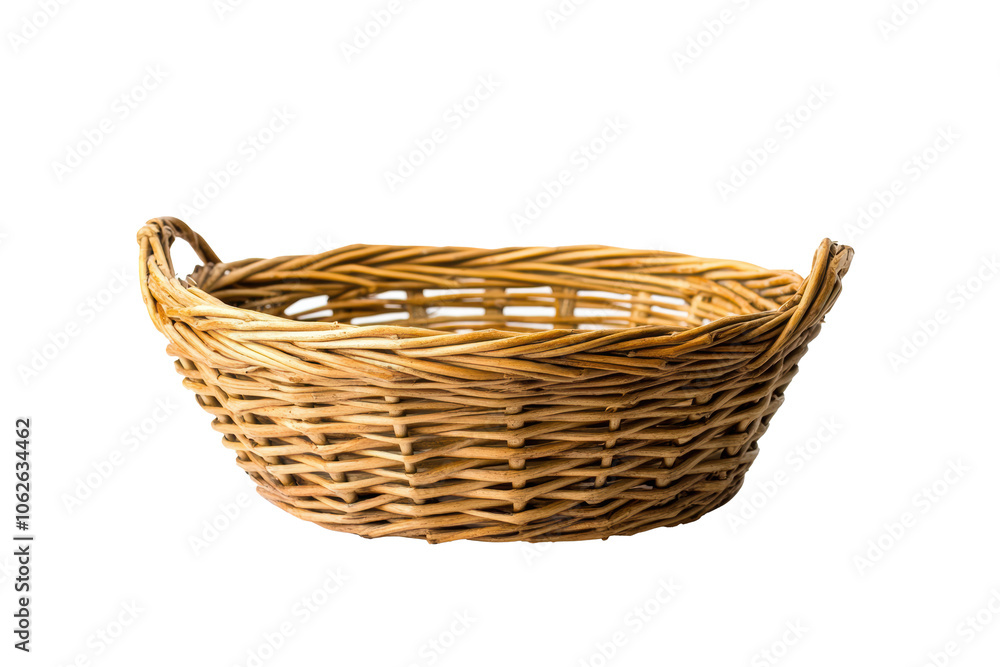 PNG Image of Empty Wicker basket PNG Image of Empty Wicker basket