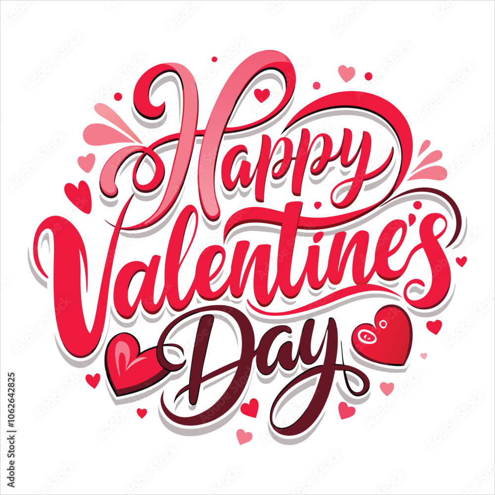 happy valentine day typography happy valentine day typography