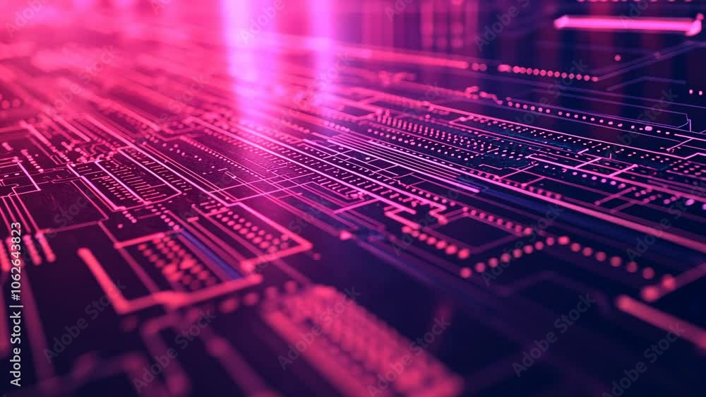 Abstract Circuit Board Background, technology, digital, futuristic, electronic, pattern