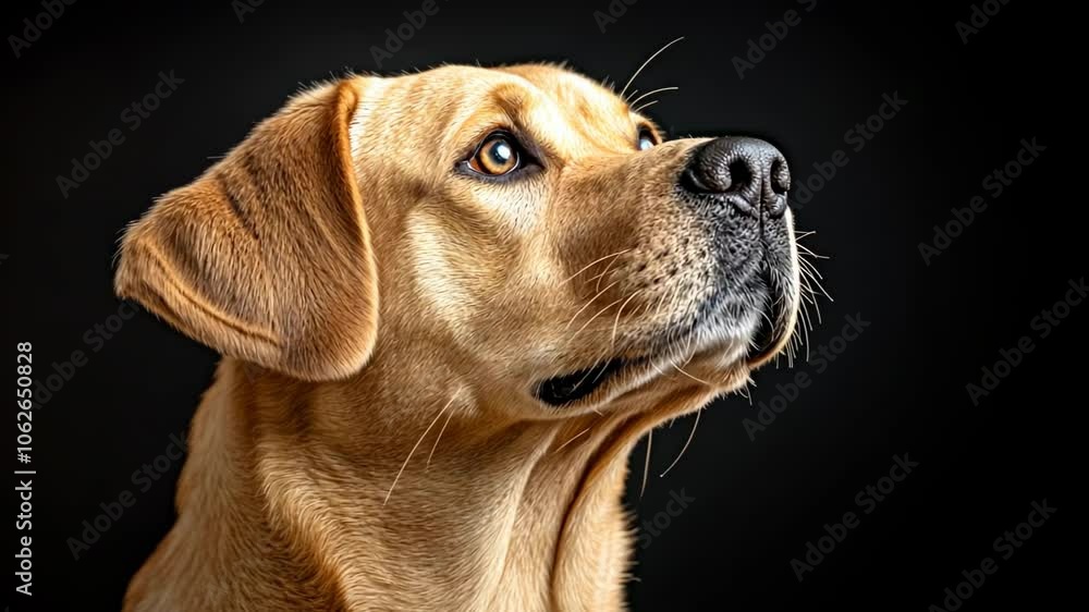 Golden Retriever Dog Looking Up, Canine, Pet, Animal, Mammal, Puppy Golden Retriever Dog Looking Up, Canine, Pet, Animal, Mammal, Puppy