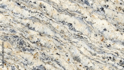 Wide-angle seamless pattern of Viscount White natural granite